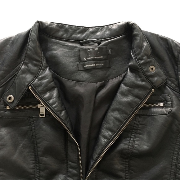 BNWOT Pleather Jacket - Picture 2 of 3